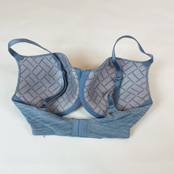 NWOT Victoria's Secret Bra 32DD Uplift Semi Demi Blue - Picture 4 of 7